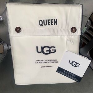 UGG Queen Sheet Set 4-Piece Luxury Cooling Premium Bedding
